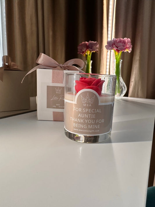 Little Rose Candle Scented With Rose