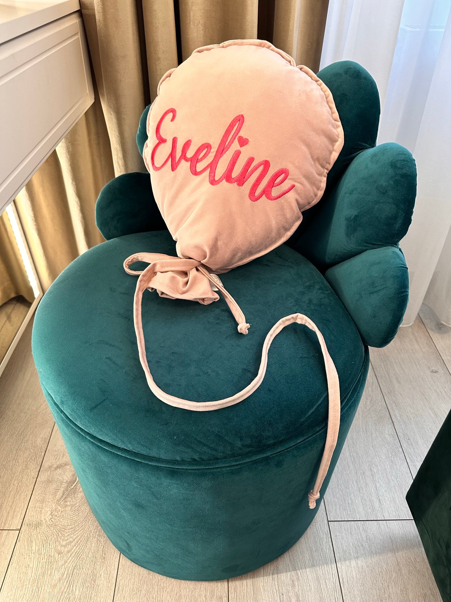 Personalised Balloon Pillow Wall Decor With Name