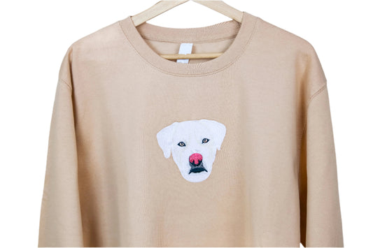 Embroidered Pet Portrait