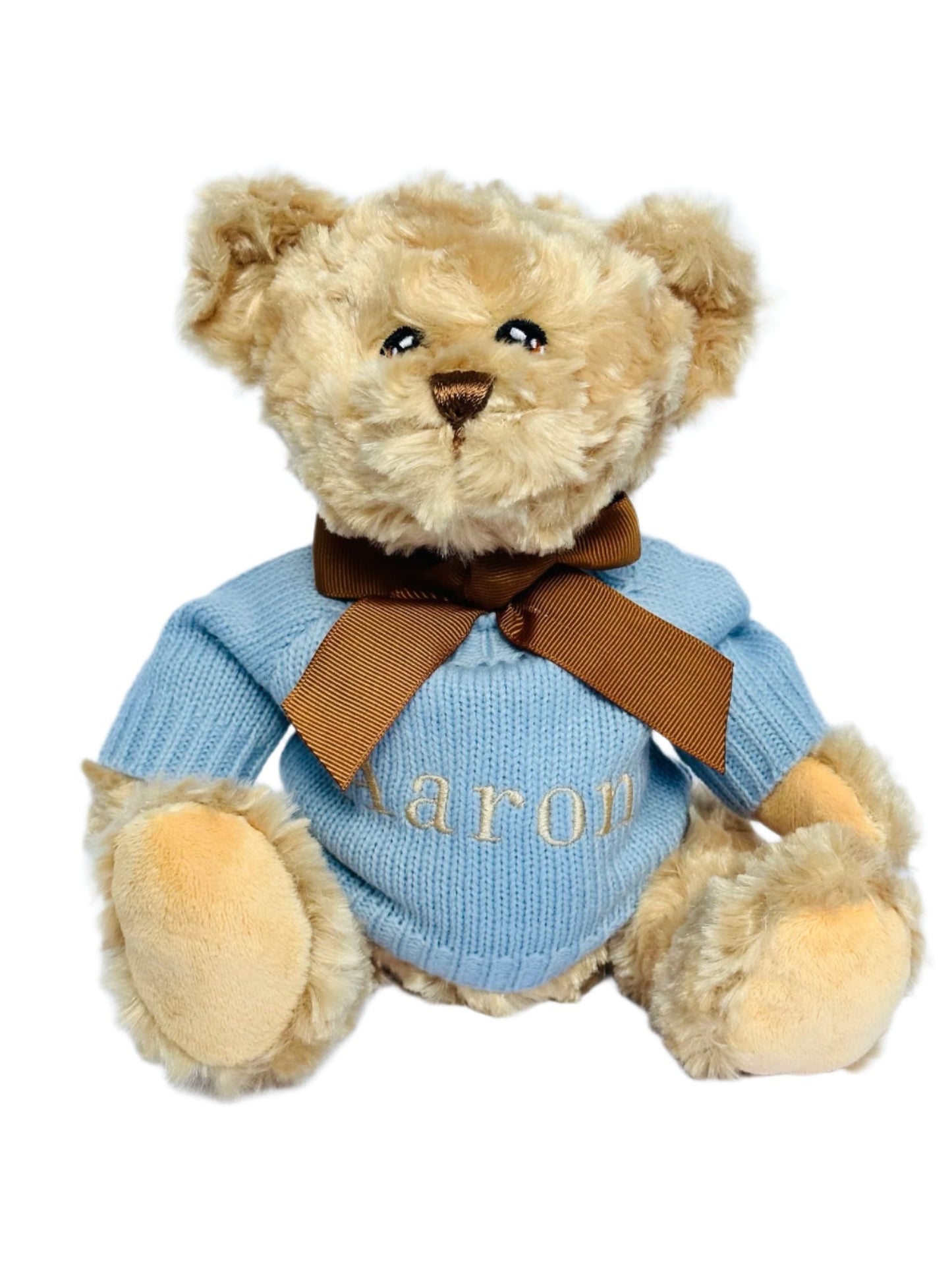 Eco-Friendly Soft Teddy Bear with Personalized Jumper