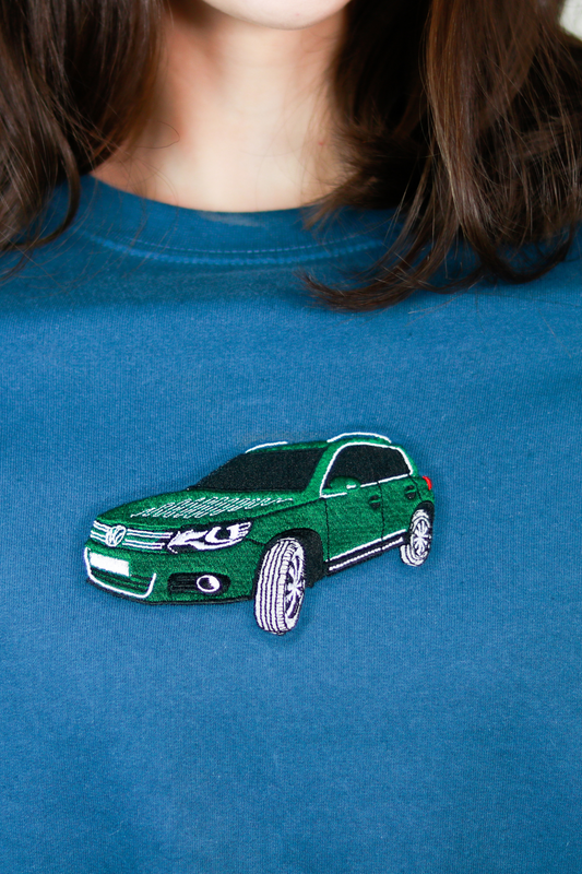 Car Lover's Dream: Custom Embroidered Sweatshirt