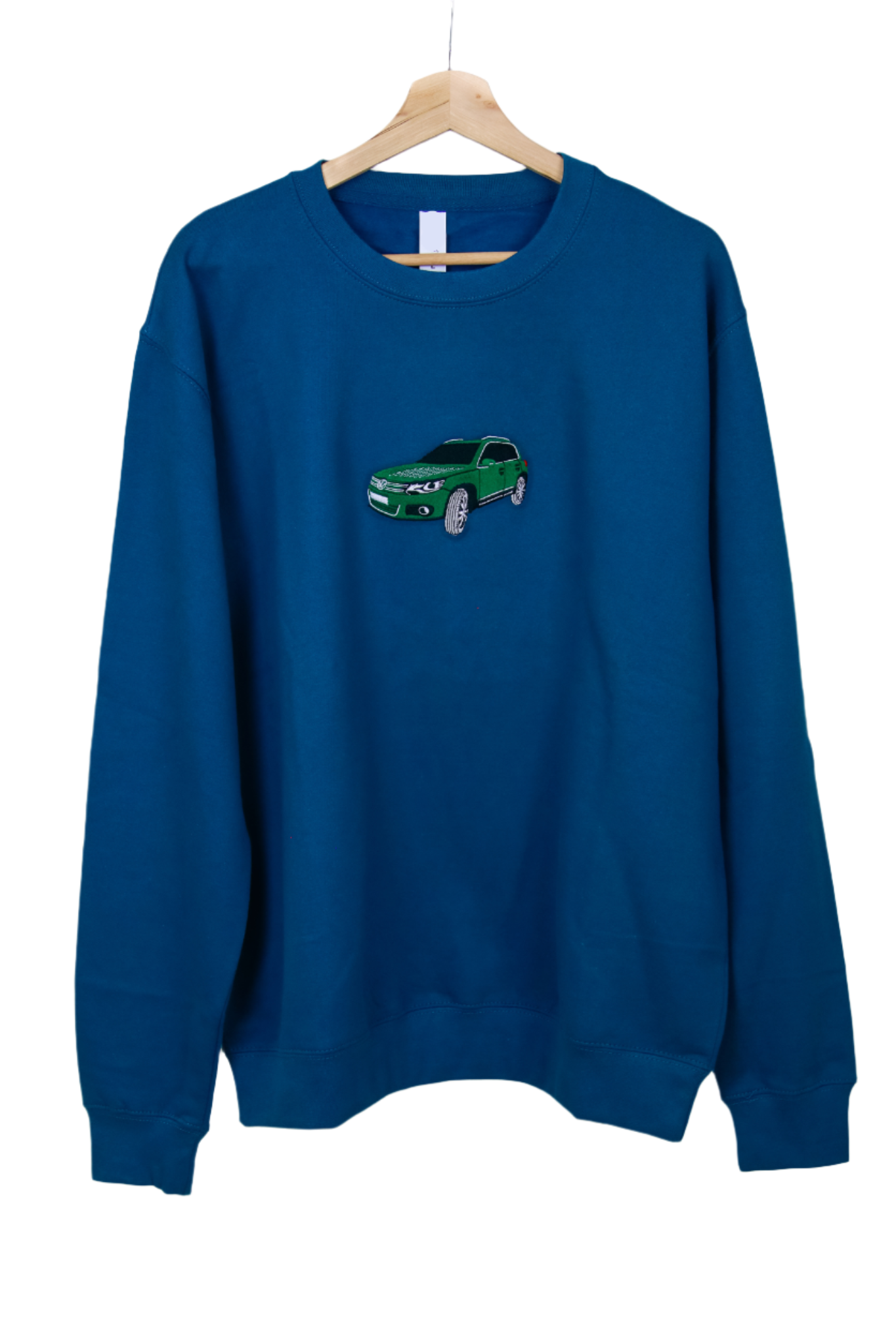 Car Lover's Dream: Custom Embroidered Sweatshirt