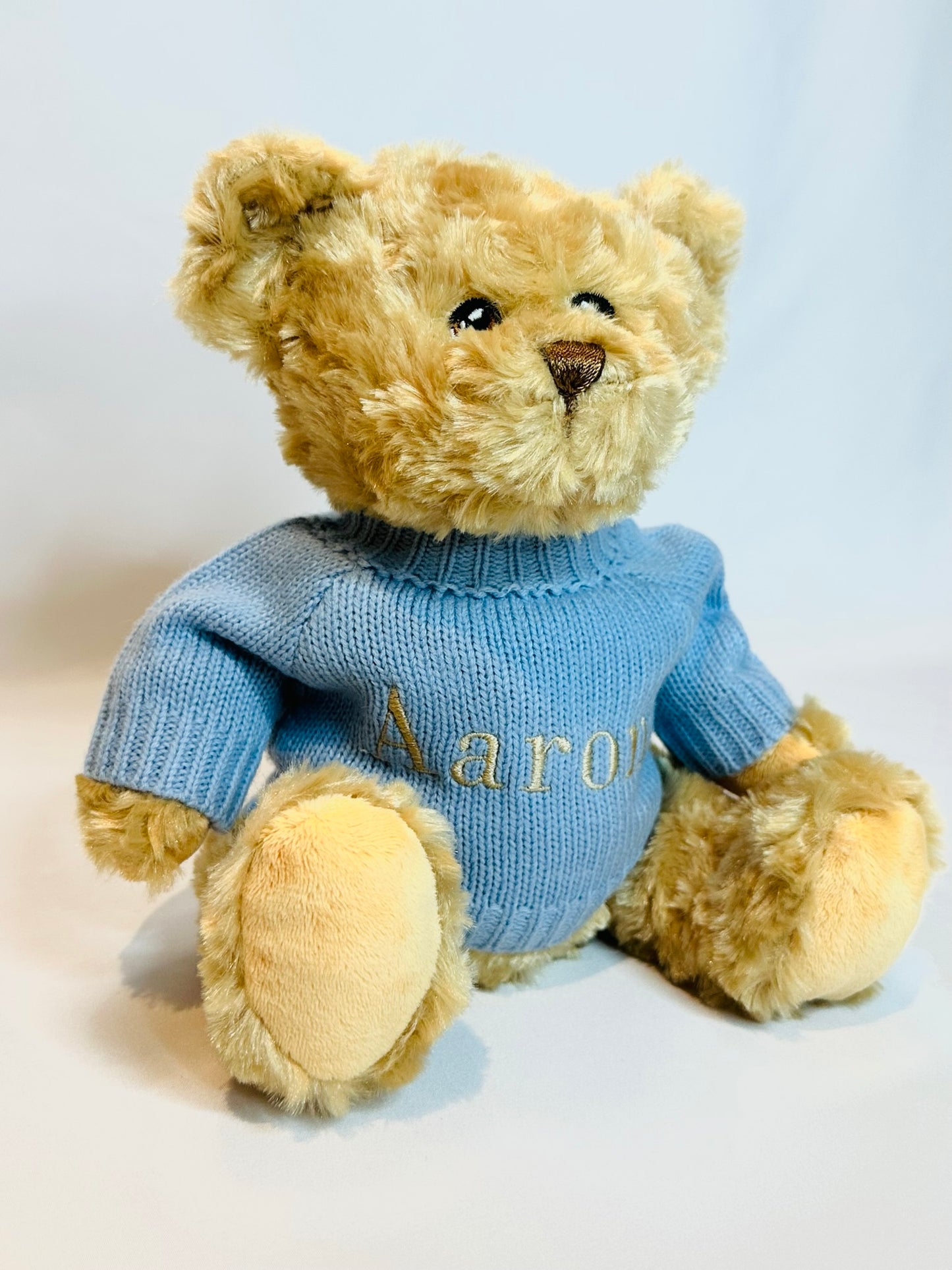 Eco-Friendly Soft Teddy Bear with Personalized Jumper