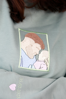 Embroidered Photo Sweatshirt: Unique Custom Gift Idea