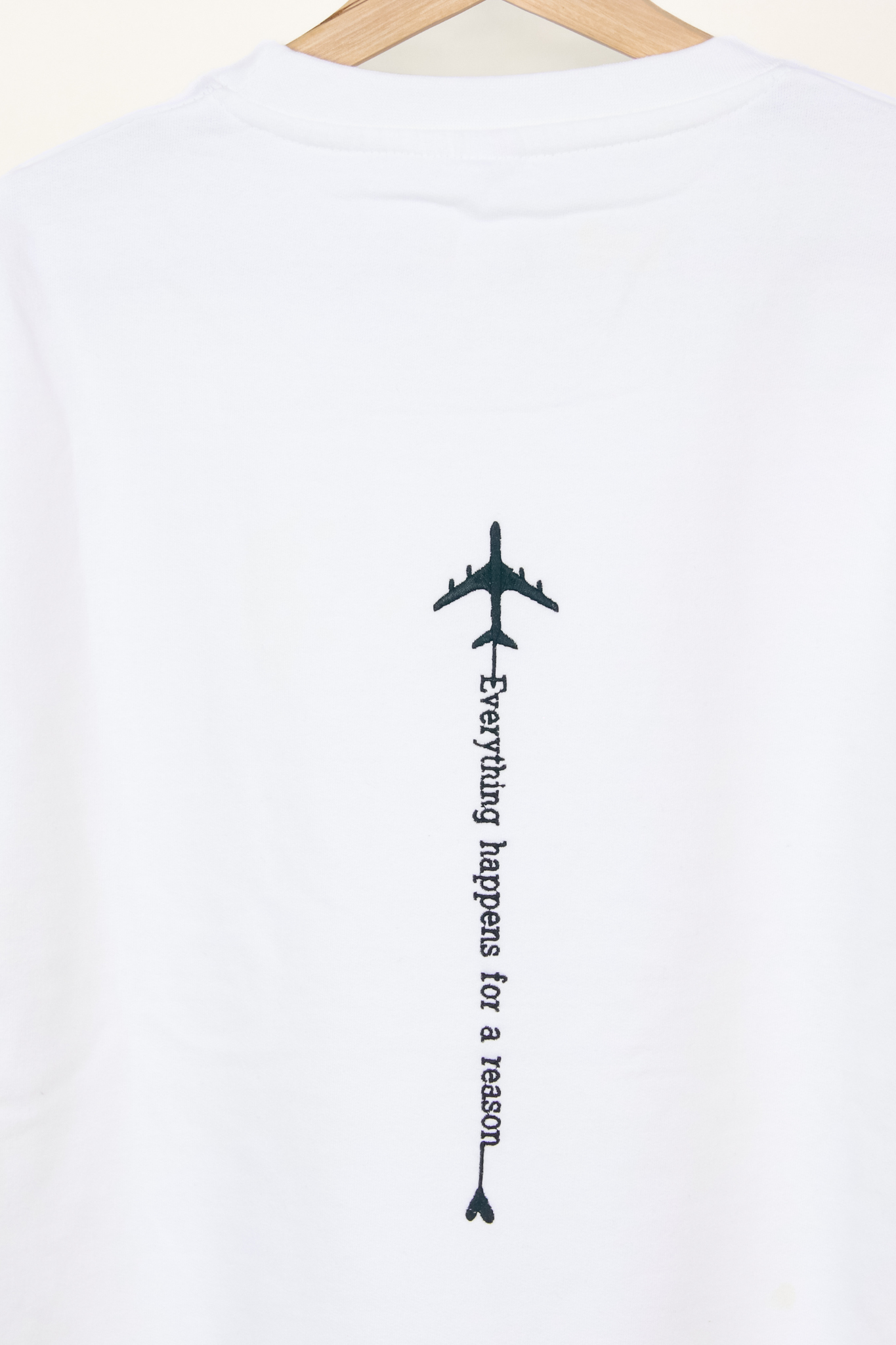 Travel in Style: Personalized Airplane Embroidered Sweatshirt