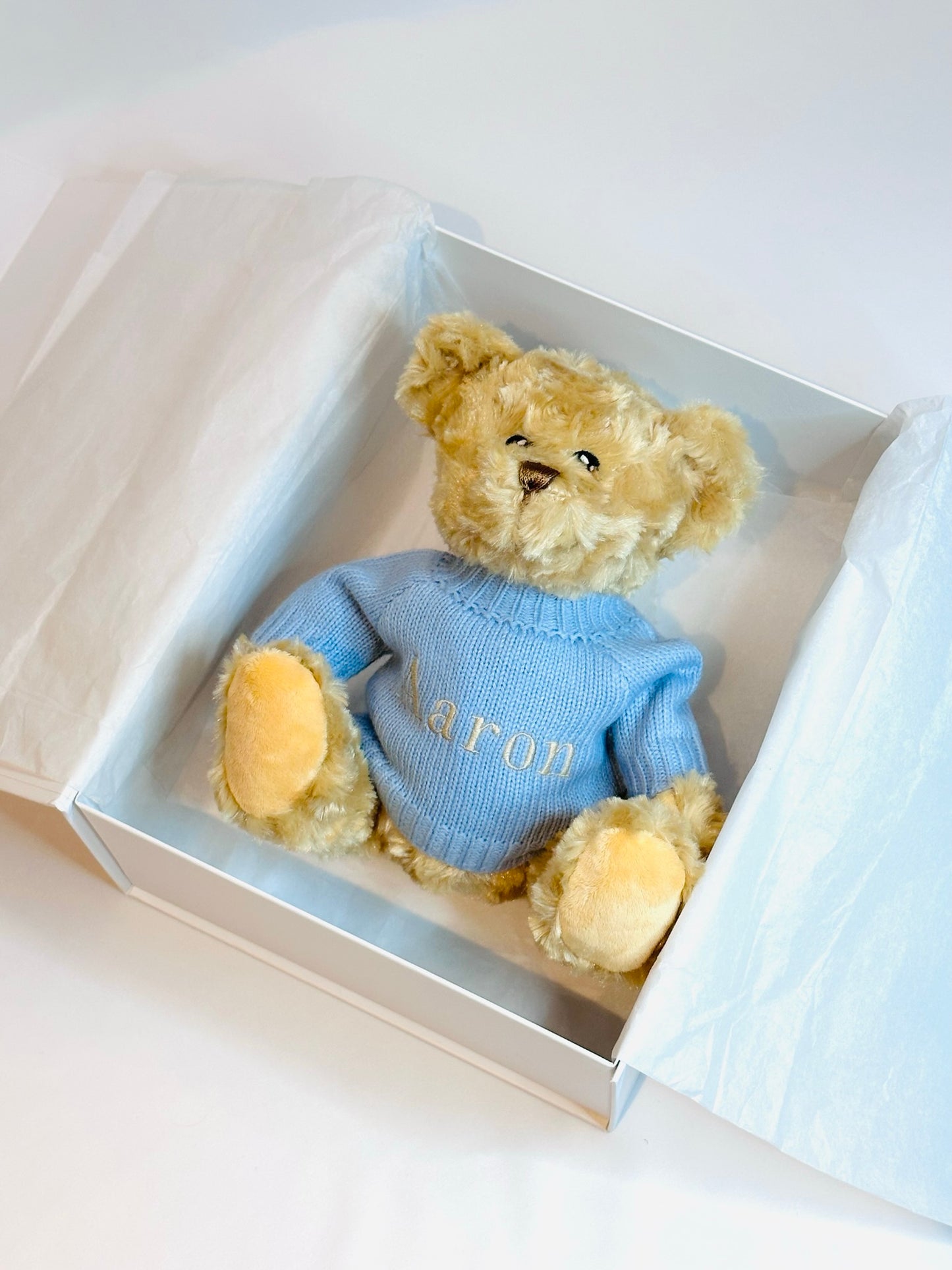 Eco-Friendly Soft Teddy Bear with Personalized Jumper