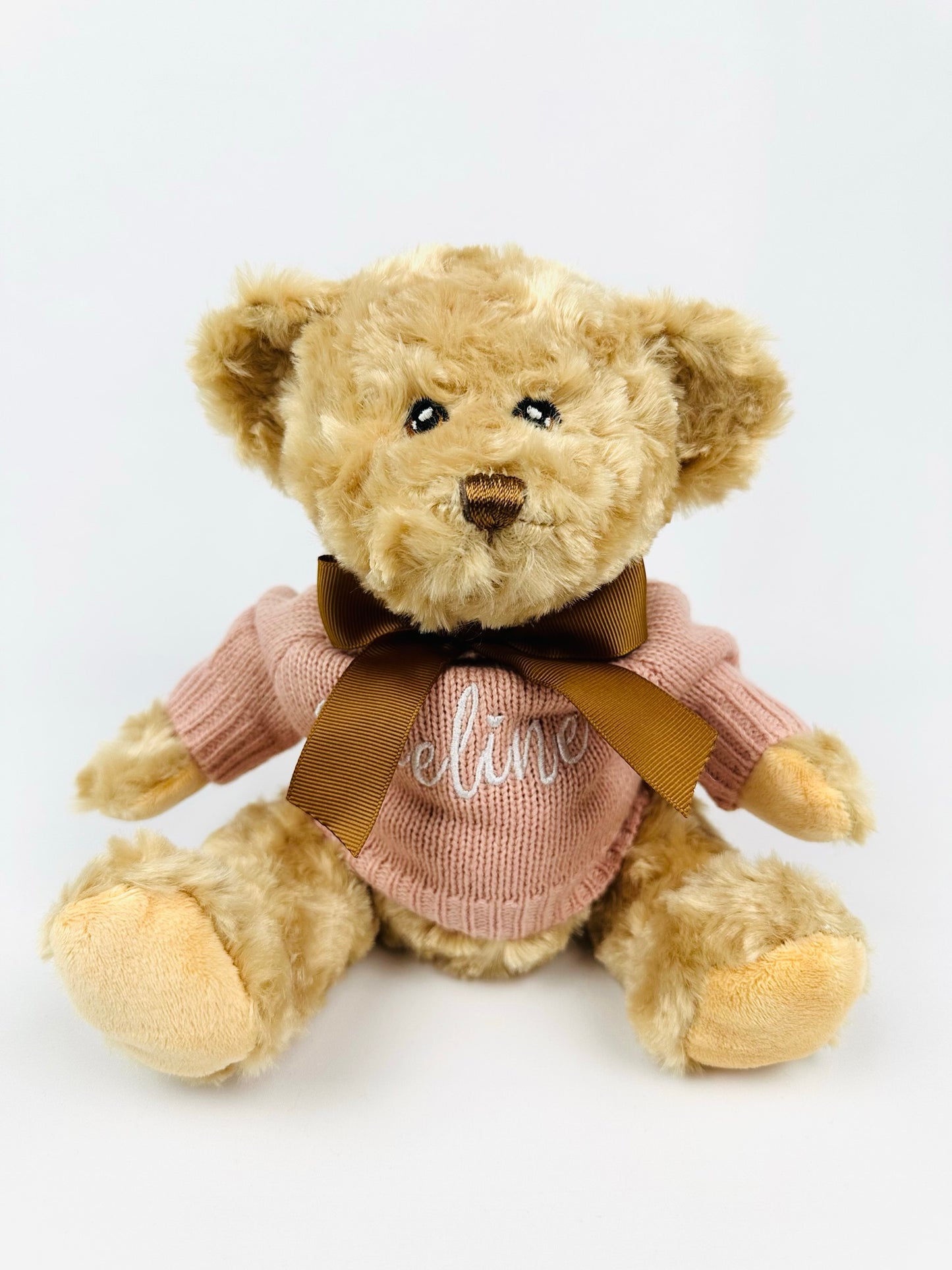 Eco-Friendly Soft Teddy Bear with Personalized Jumper