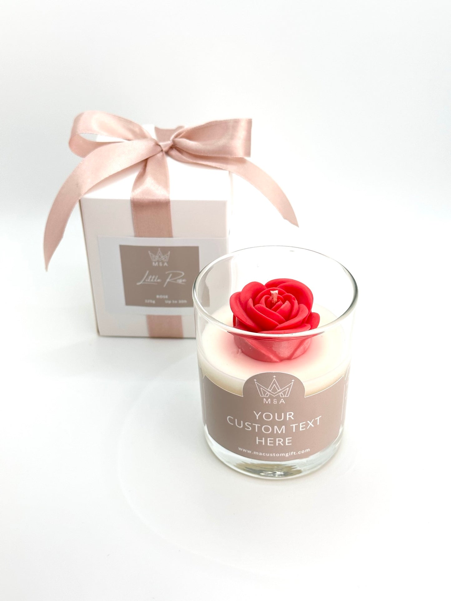 Little Rose  Candle Scented With Rose