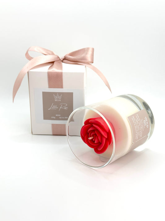 Little Rose  Candle Scented With Rose