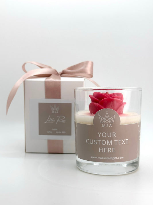 Little Rose  Candle Scented With Rose