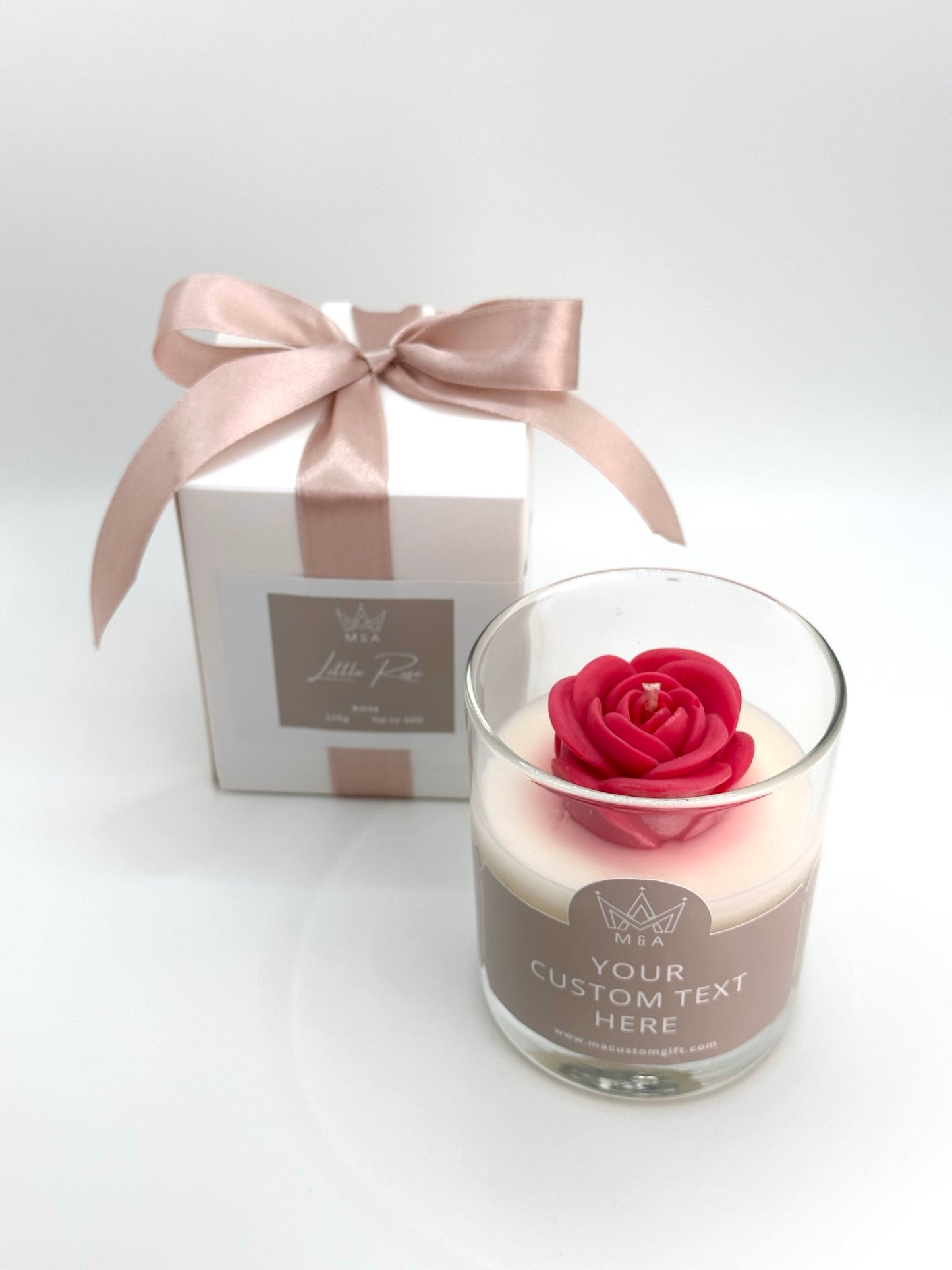 Little Rose  Candle Scented With Rose