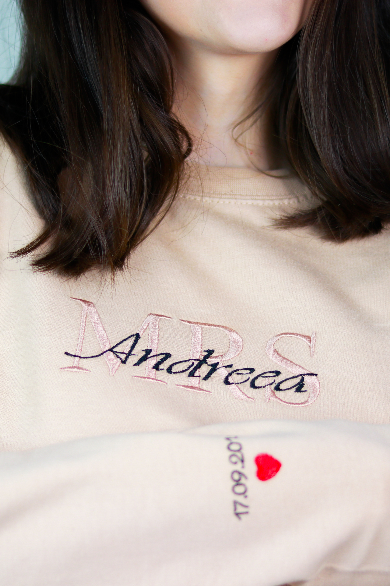 Custom Mr. & Mrs. Name Sweatshirts for Couples